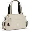 imageKipling Womens Elysia Crossbody Bag Lightweight MultiCompartment Magnetic Snap Pockets Shoulder BagLight Sand