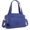 imageKipling Womens Elysia Crossbody Bag Lightweight MultiCompartment Magnetic Snap Pockets Shoulder BagOcean Blue