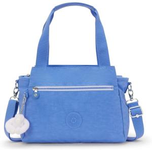 imageKipling Womens Elysia Crossbody Bag Lightweight MultiCompartment Magnetic Snap Pockets Shoulder BagCocktail Blue