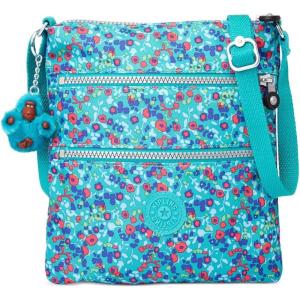 imageKipling Womens Keiko Crossbody Mini Bag Lightweight Adjustable Purse Durable Shoulder SlingFloral Garden Jade