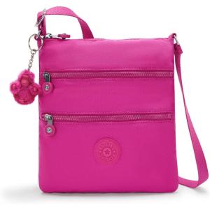 imageKipling Womens Keiko Crossbody Mini Bag Lightweight Adjustable Purse Durable Shoulder SlingGlowing Fuchsia