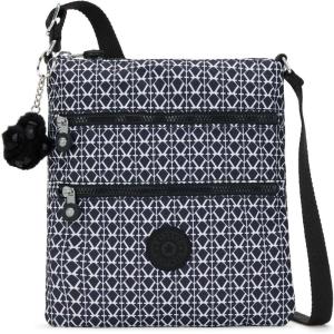 imageKipling Womens Keiko Crossbody Mini Bag Lightweight Adjustable Purse Durable Shoulder SlingSignature Print