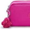 imageKipling womens Womens Gleam Cosmetic Bag Black Noir 725 L x 425 H 325 D USGlowing Fuchsia