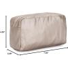 imageKipling womens Womens Gleam Cosmetic Bag Black Noir 725 L x 425 H 325 D USMetallic Glow