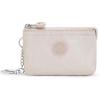 imageKipling Creativity Mini Pouch KeychainQUARTZ METALLIC