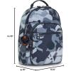 imageKipling Womens Seoul Small Tablet Backpack Durable Padded Shoulder Straps with Tablet Sleeve BagCool Camo Grey