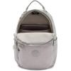 imageKipling Womens Seoul Small Tablet Backpack Durable Padded Shoulder Straps with Tablet Sleeve School BagGrey Gris