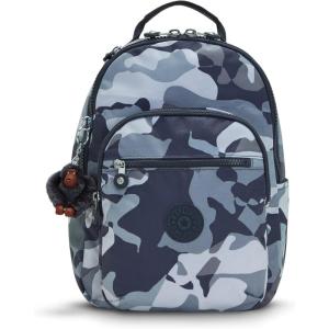 imageKipling Womens Seoul Small Tablet Backpack Durable Padded Shoulder Straps with Tablet Sleeve BagCool Camo Grey