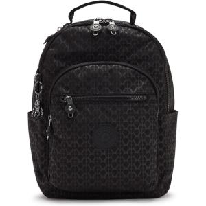 imageKipling Womens Seoul Small Tablet Backpack Durable Padded Shoulder Straps with Tablet Sleeve BagSignature Emb