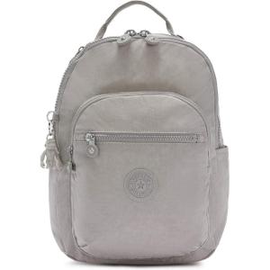 imageKipling Womens Seoul Small Tablet Backpack Durable Padded Shoulder Straps with Tablet Sleeve School BagGrey Gris
